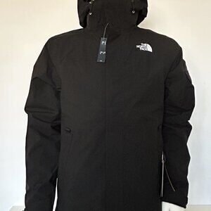 THE NORTH FACE MEN'S TORO PEAK 3 IN 1 TRICLIMATE WATERPROOF HOODED JACKET BLACK
